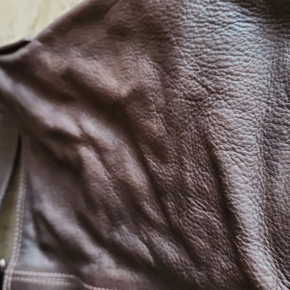 Sundance Made In Italy Brown Leather Shoulder Bag - Picture 11 of 12
